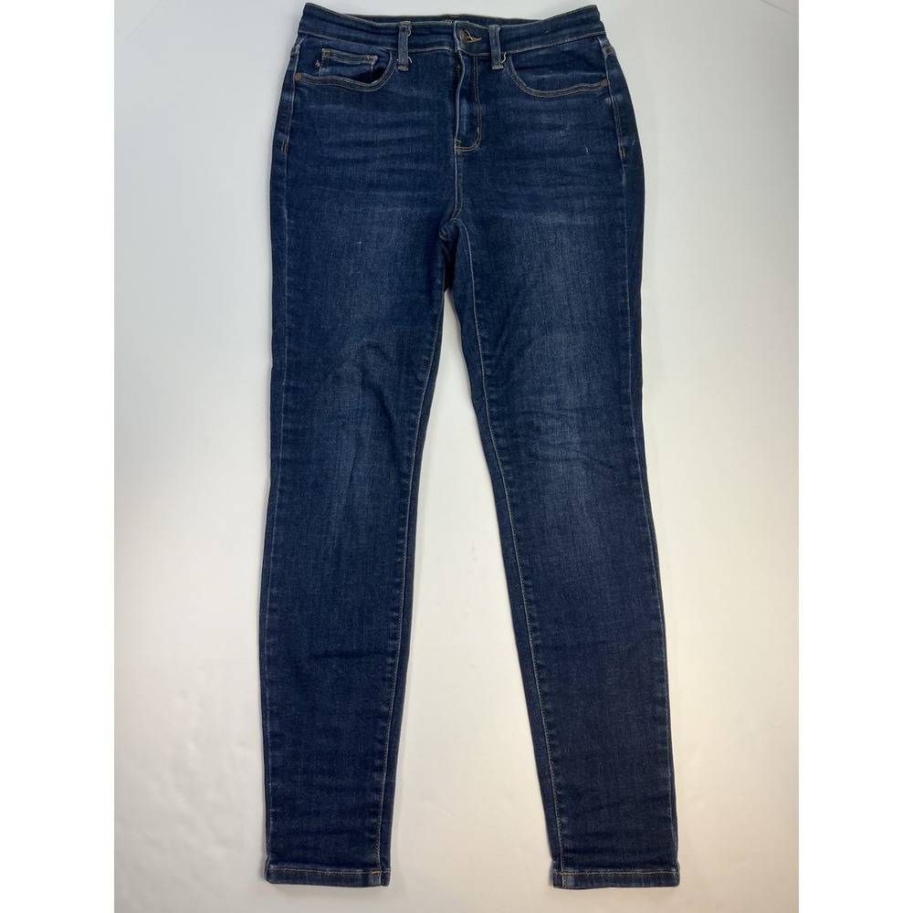 Judy Blue Skinny Fit Jeans Size 7/28 Dark Blue JB82253DK Stretch Denim